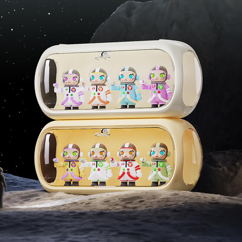 Laay Zone | No.QH-3002 Dust-proof blind box hand-made office dolls gashapon storage display box