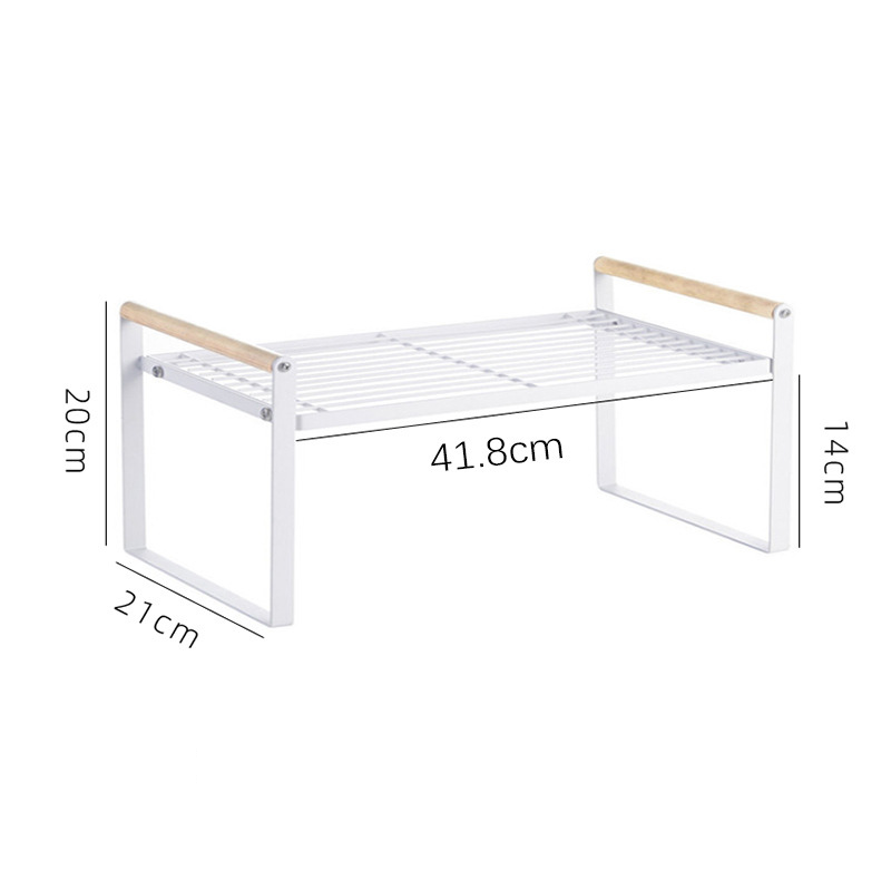 No.SYR3013 wooden stick Japanese style kitchen countertop storage rack table storage rack storage rack