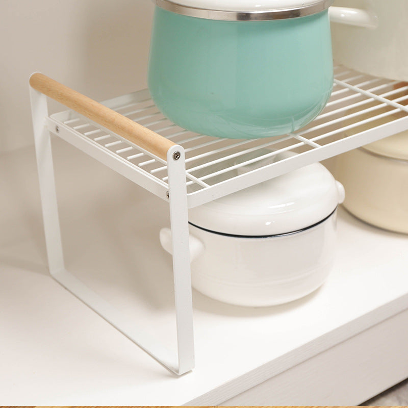 No.SYR3013 wooden stick Japanese style kitchen countertop storage rack table storage rack storage rack