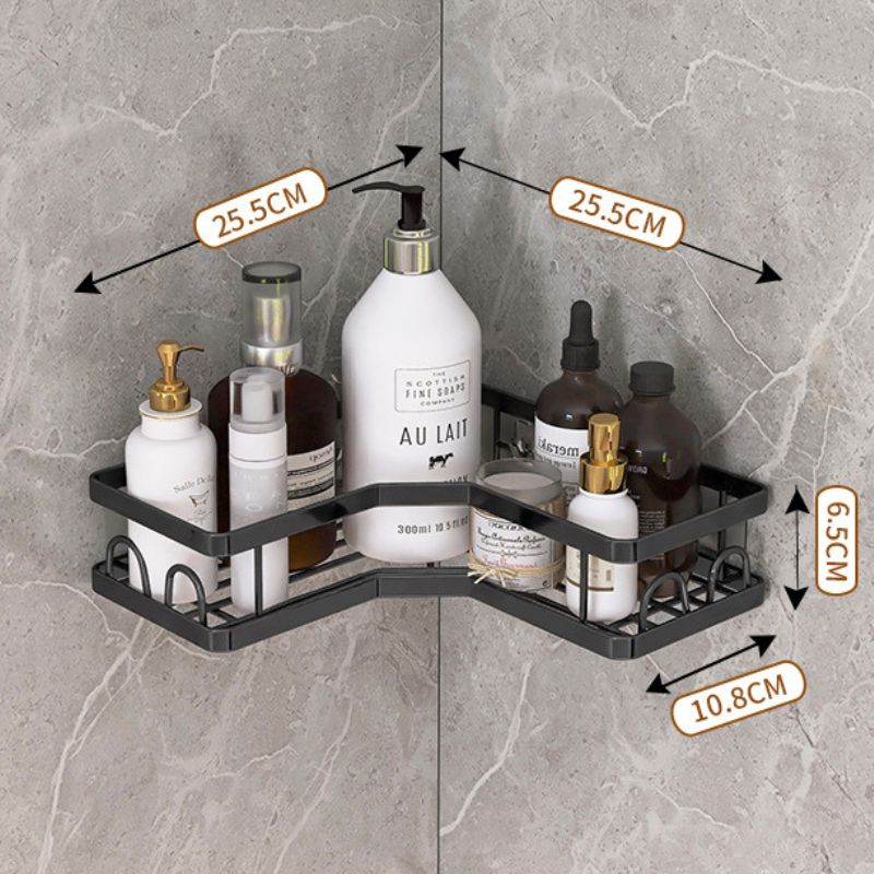 No.SY098 Bathroom Storage Rack Toilet Organizing and Storage Rack No Punching Shower Room Bathroom Corner Rack Bathroom Tripod