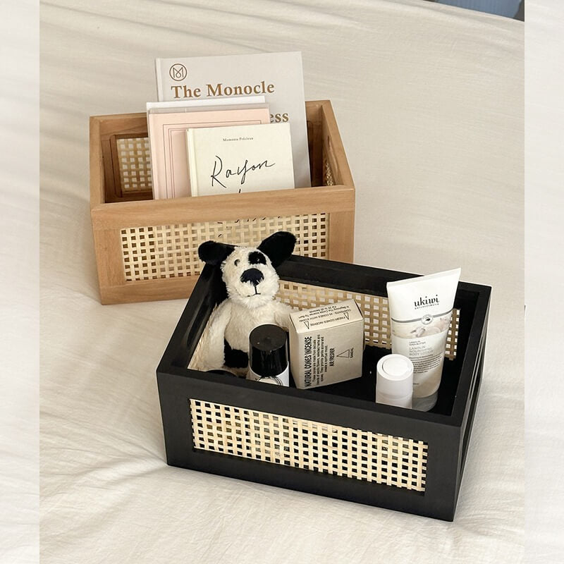 No.2545 retro solid wood storage basket storage box toy jewelry wooden drawer storage box