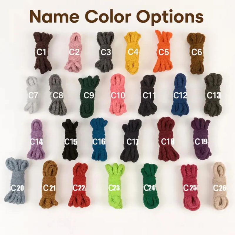 No.CM-STL01 客製化棉繩聖誕收納籃 個性化姓名禮籃 聖誕節禮物籃