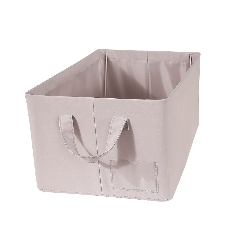 No.KG08YR 云柔棉鋼架收納筐26L 可水洗可摺疊衣物布藝收納盒 整理師衣櫃收納盒【2個裝】