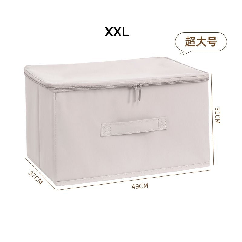 No.A204S 云柔棉軟蓋收納箱 整理師可摺疊可水洗衣櫃收納箱 換季衣物被子收納盒
