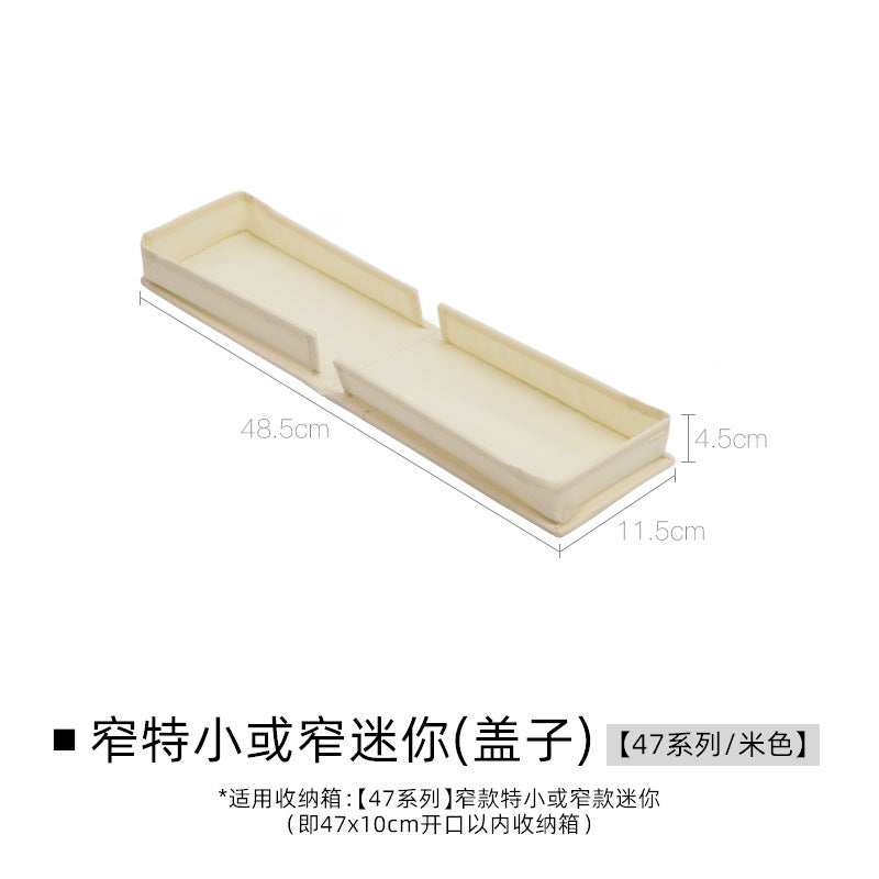 No.968088牛津布無格收納箱 家用衣櫃衣物衣服褲子布藝可折疊大號整理箱 儲物箱 長度47cm