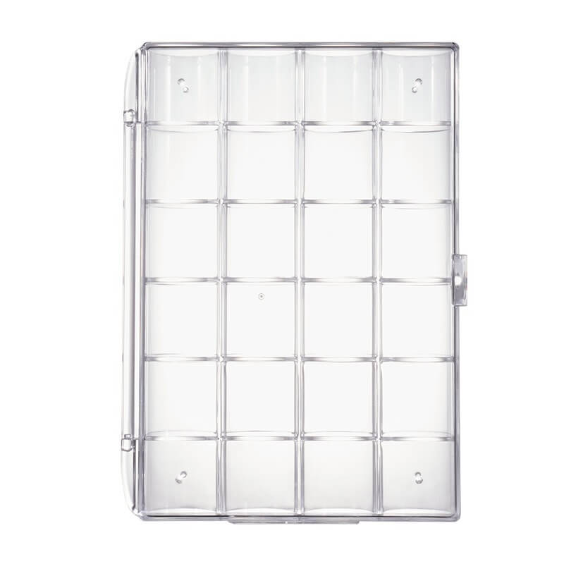 No.5114 耳飾首飾收納盒 耳環戒指項鏈配飾盒 多格整理透明收納盒