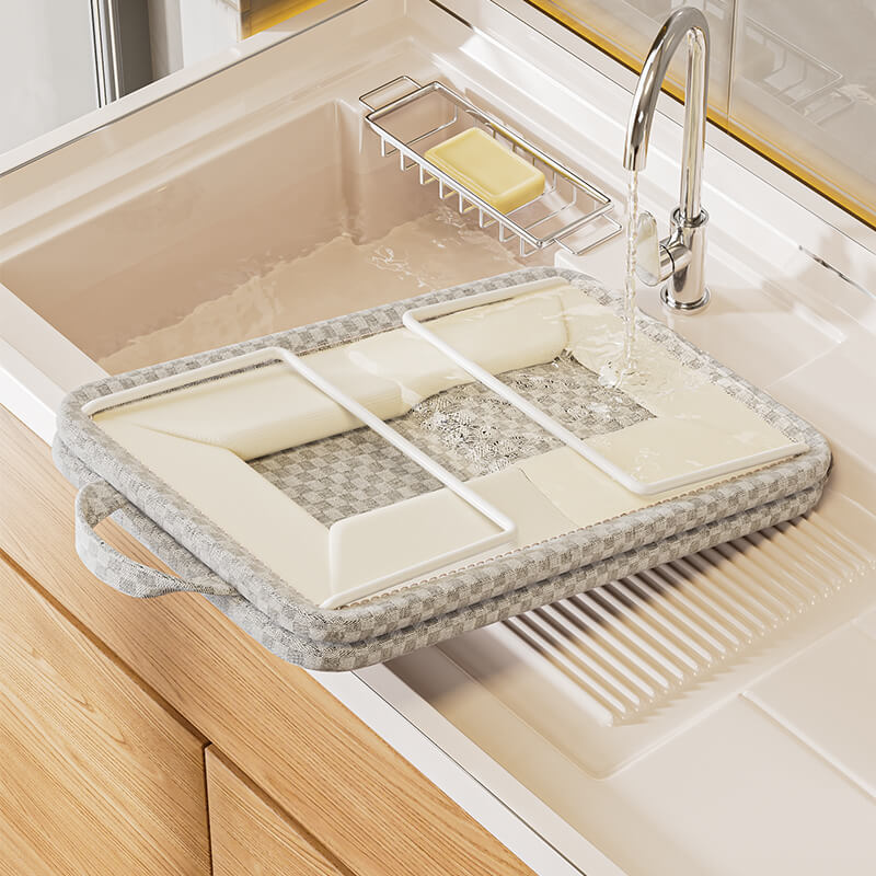 No.KGKJK 雪絨棉抗菌鋼架收納筐26L 可水洗可摺疊衣物布藝收納盒 整理師衣櫃收納盒【2個裝】