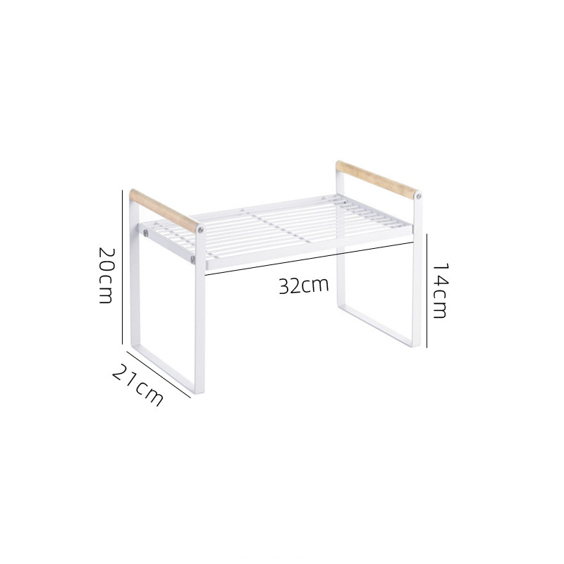 No.SYR3013 wooden stick Japanese style kitchen countertop storage rack table storage rack storage rack