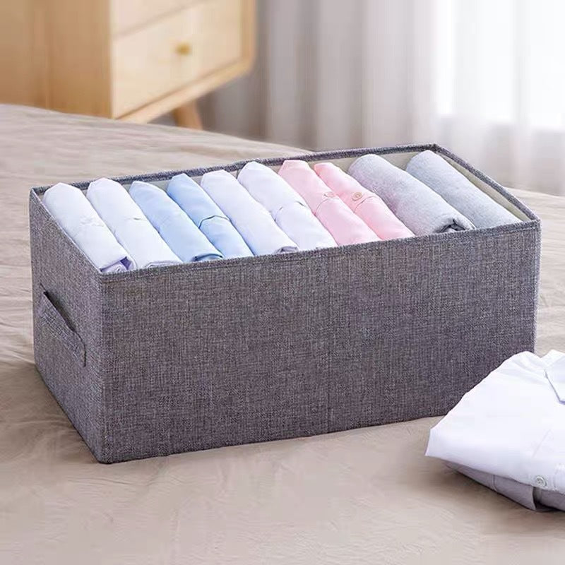 No.026 organizer recommends thick anti-cotton and linen fabric folding storage box pants and clothes storage box