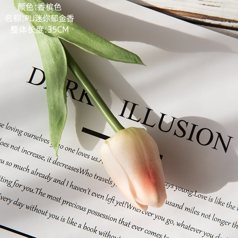 No.MW01502 INS style artificial flower tulip home decoration
