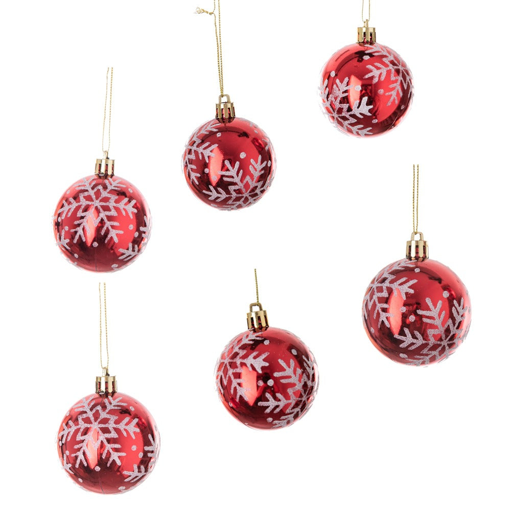 No.CF99101 red Christmas ball Christmas home decoration factory wholesale