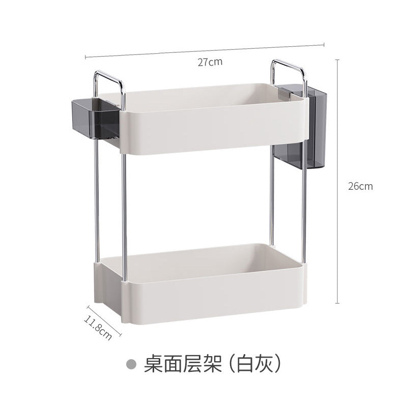 No. B33-6603奶油風辦公室書桌桌面收納置物架 梳妝枱收納架 桌上收納架置物架