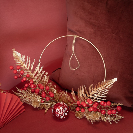 No.CF01053 Holly Red Fruit Decoration Christmas Wall Home Decoration Simulation Flower Wedding Wholesale