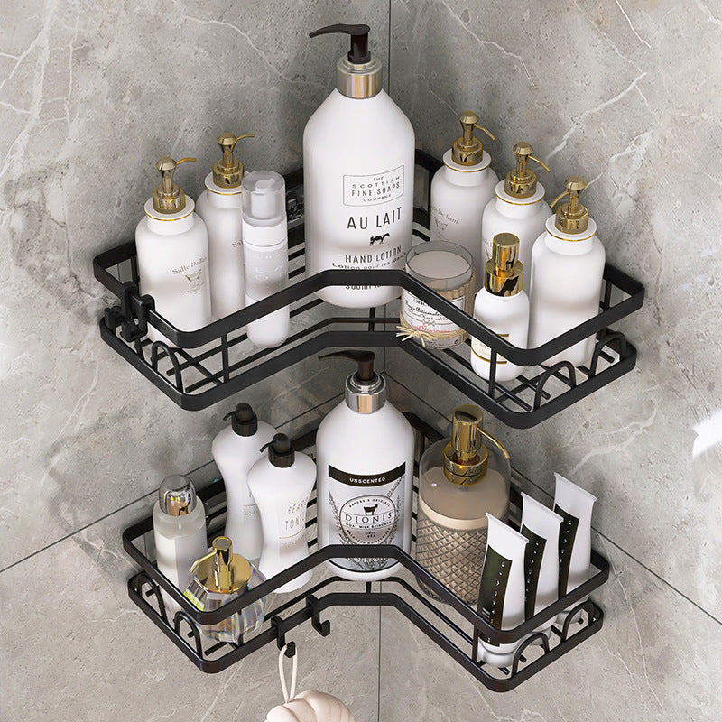 No.SY098 Bathroom Storage Rack Toilet Organizing and Storage Rack No Punching Shower Room Bathroom Corner Rack Bathroom Tripod