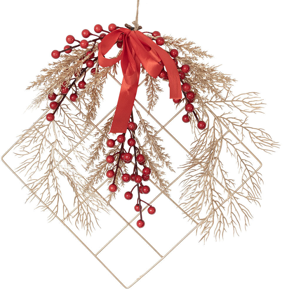 No.CF01085 INS style Christmas New Year Winter Youth Night Flower Wall Decor Fortune Fruit Simulated Flower Home Decoration