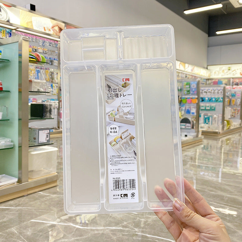 No.6325辦公室書房桌面文具分格收納盒 抽屜分隔整理盒 抽屜收納盒 桌上收納架置物架 文具整理盒