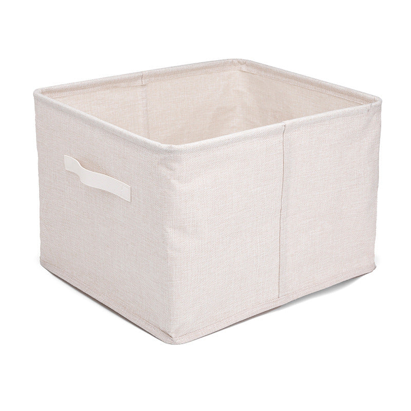 No.yichen0098 Fabric Clothes Toys Foldable Storage Basket Japanese Wardrobe Storage Box Storage Box 【2 pieces】