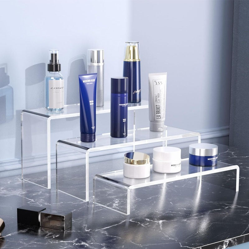 No.xybp98 Acrylic rack transparent heightening rack U-shaped layered storage rack desktop/refrigerator/refrigerator/cabinet/wardrobe storage artifact
