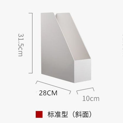 No.MZ01白色直角收納盒 書架整理 辦公室整理 整理膠箱