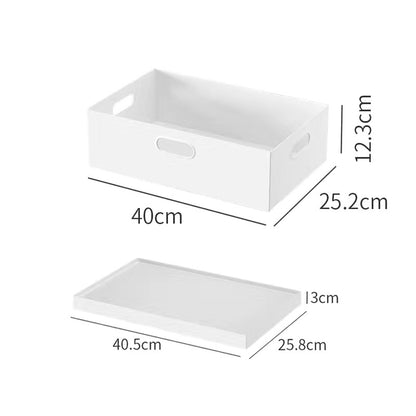 No.MZ01 white right-angle storage box bookshelf organizer office organizer organizer plastic box