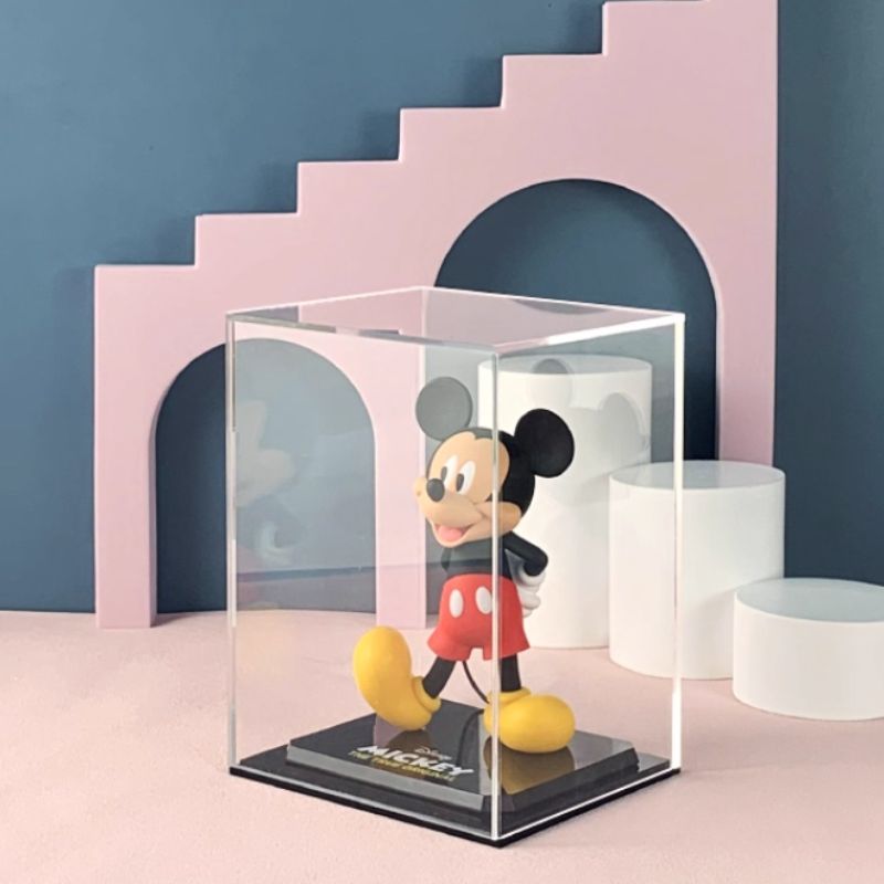 No. KT288 Custom Acrylic High Transparency Dustproof Display Box, One-Piece Figurine Display Box, Transparent LEGO Dust Cover, Minimum Order 1 Piece, Custom Size Available