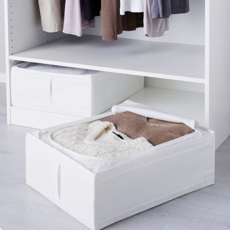 No.XJ03 衣物收納箱 床底/衣櫃大容量儲物箱 床下隱形收納盒