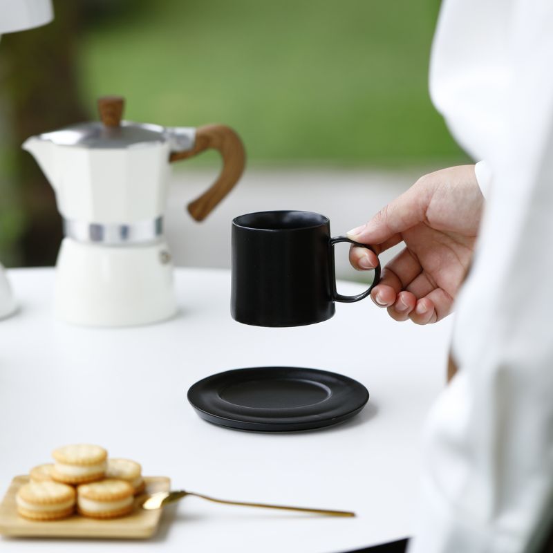 No.SBD07 客製化極簡風咖啡杯 少量起訂 快速出貨 品牌LOGO印製/企業禮品/咖啡館/民宿酒店專用杯