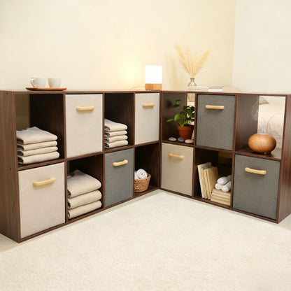 No. LGDZ01 Custom Fabric Storage Box - Size can be customized, minimum order 1 piece, fast shipping. Multiple fabric and handle options available. Ideal for home/school cabinet storage.