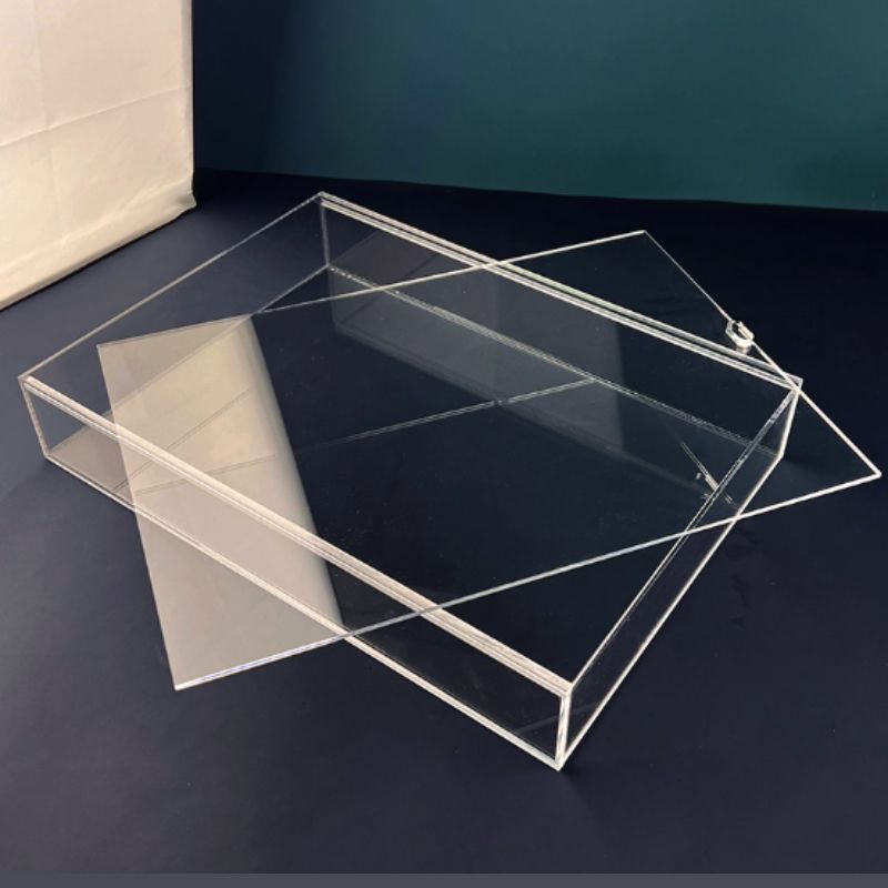 No. KT025 Custom Acrylic Tray/Storage Box - One-piece Finished Custom Tray - Minimum Order Quantity: 1 piece - Multiple styles available