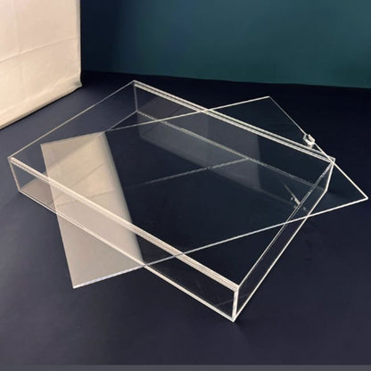 No. KT025 Custom Acrylic Tray/Storage Box - One-piece Finished Custom Tray - Minimum Order Quantity: 1 piece - Multiple styles available