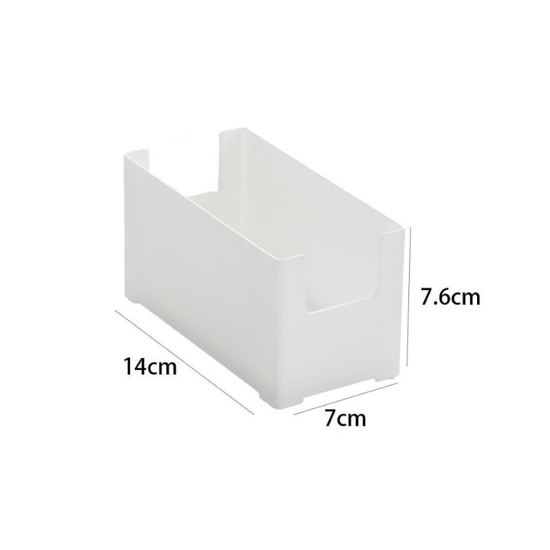 No.fs01 White Storage Box Kitchen Bathroom Drawer Organizing Storage Box