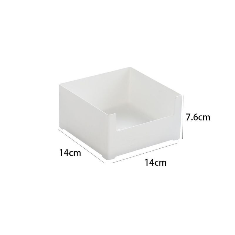 No.fs01 White Storage Box Kitchen Bathroom Drawer Organizing Storage Box