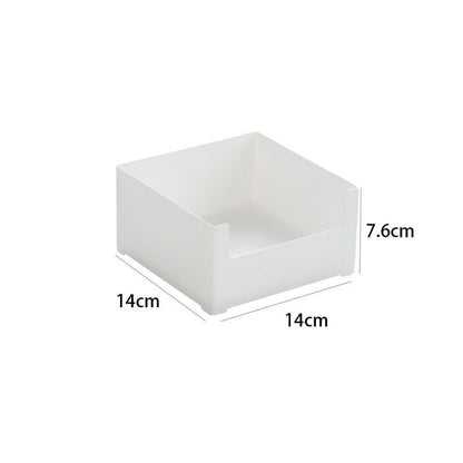 No.fs01 White Storage Box Kitchen Bathroom Drawer Organizing Storage Box