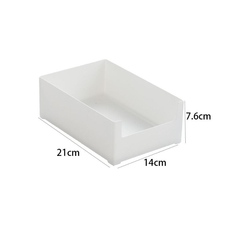 No.fs01 White Storage Box Kitchen Bathroom Drawer Organizing Storage Box