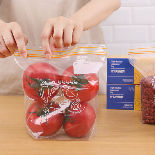 No.HB004 transparent food preservation dense bag