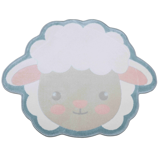 No.F-03 Türkiye imported Nordic cartoon sheep round carpet children's room layout