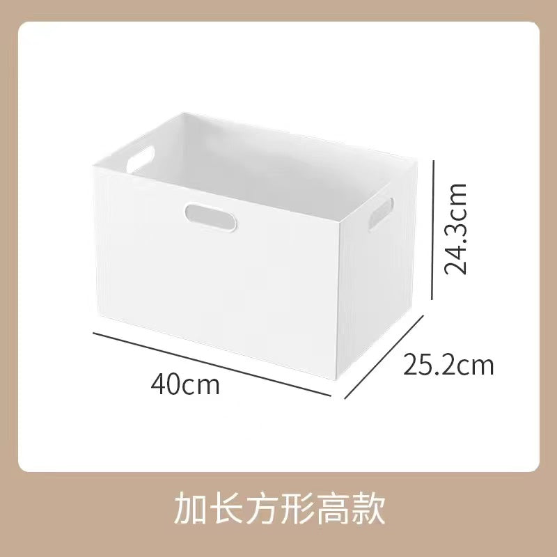 No.MZ01 white right-angle storage box bookshelf organizer office organizer organizer plastic box