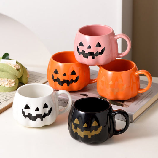 No.ali-724920576001 Halloween water cup Christmas pumpkin cup tea cup office ceramic mug creative shape gift cup