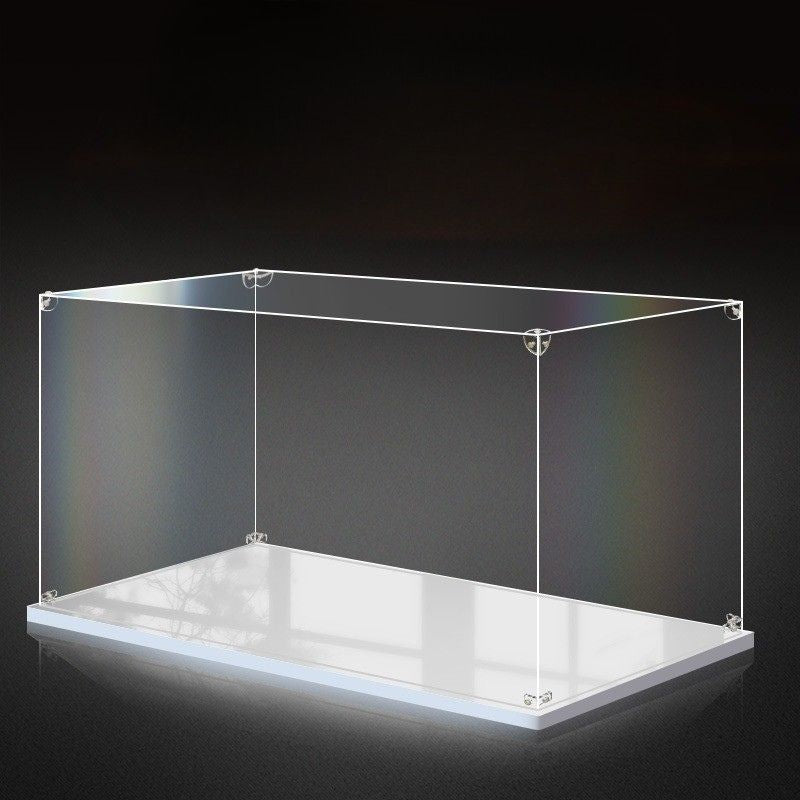 No. ZSDZ01 Custom Acrylic High Transparency Figurine Display Box - Minimum order 1 piece, logo can be added, multiple sizes in stock, customization supported.