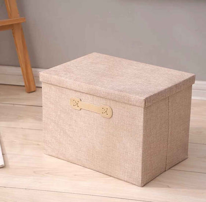 No. LGDZ01 Custom Fabric Storage Box - Size can be customized, minimum order 1 piece, fast shipping. Multiple fabric and handle options available. Ideal for home/school cabinet storage.