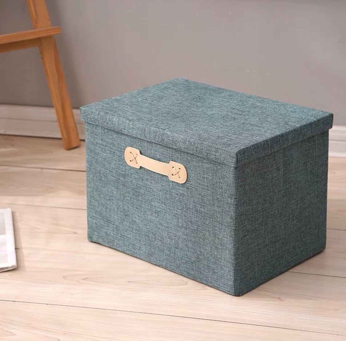 No. LGDZ01 Custom Fabric Storage Box - Size can be customized, minimum order 1 piece, fast shipping. Multiple fabric and handle options available. Ideal for home/school cabinet storage.