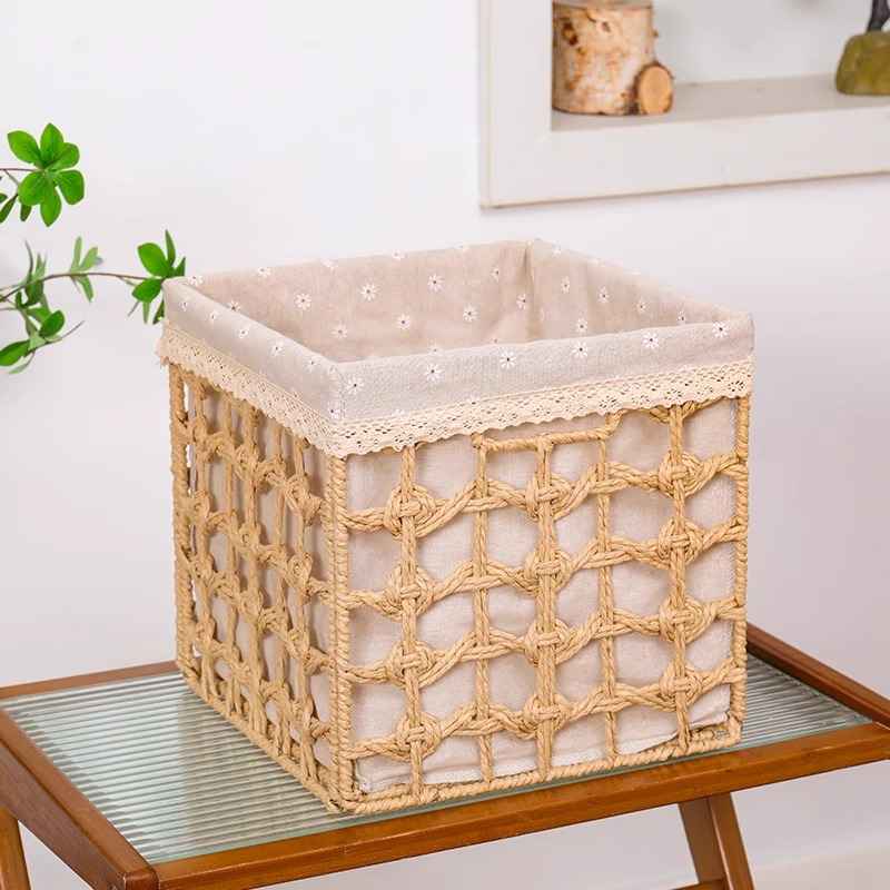 No.LPDZ01 定製手工編織收納筐 1個起訂 客製尺寸 居家櫃體專用收納籃
