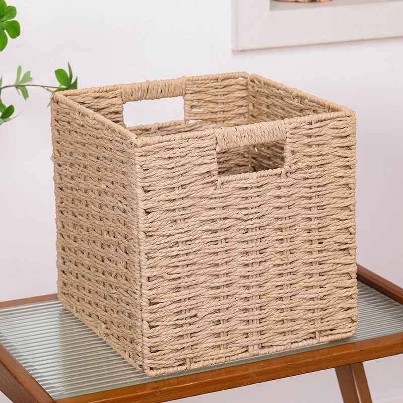 No.LPDZ01 定製手工編織收納筐 1個起訂 客製尺寸 居家櫃體專用收納籃