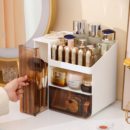 No.Y-HZ010 light luxury skin care product cosmetics storage box makeup brush storage