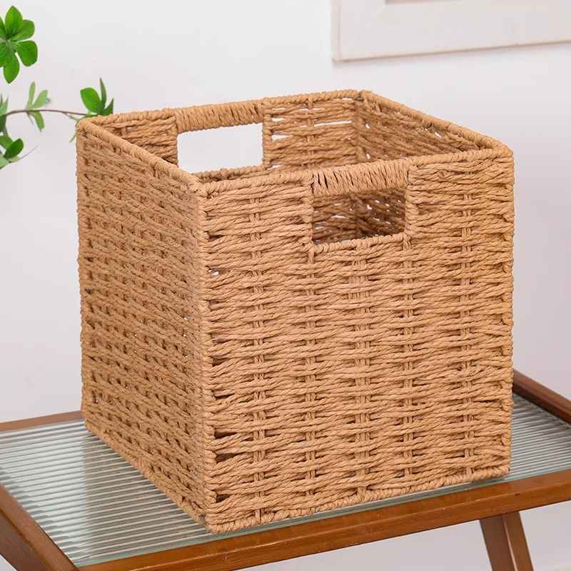 No.LPDZ01 定製手工編織收納筐 1個起訂 客製尺寸 居家櫃體專用收納籃