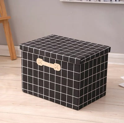 No. LGDZ01 Custom Fabric Storage Box - Size can be customized, minimum order 1 piece, fast shipping. Multiple fabric and handle options available. Ideal for home/school cabinet storage.