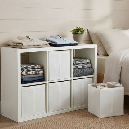 No. XJ02 Customized Storage Boxes - Minimum order of 4 pieces, custom sizes available, concealed handle design, foldable, washable, quick production.