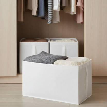 No. XJ02 Customized Storage Boxes - Minimum order of 4 pieces, custom sizes available, concealed handle design, foldable, washable, quick production.
