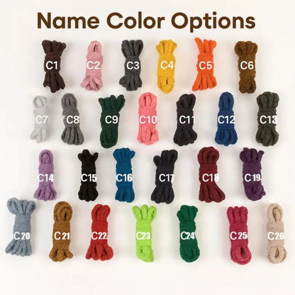 No.CM-STL01 客製化棉繩聖誕收納籃 個性化姓名禮籃 聖誕節禮物籃