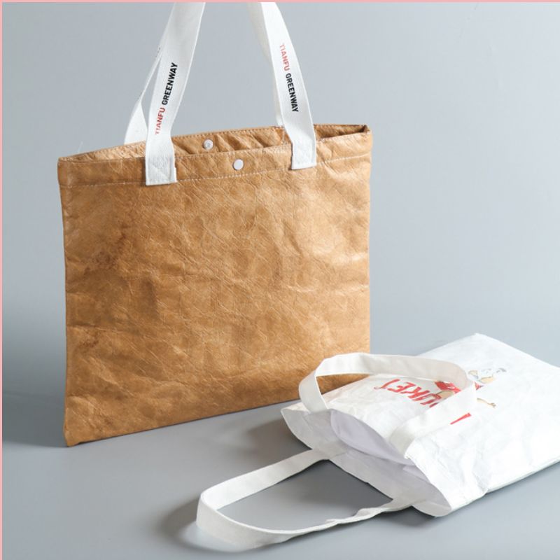 No.DPB01 客製化杜邦紙袋 1個起訂 揉紋時尚環保袋 防水耐撕 品牌/活動/禮品袋專屬訂製